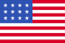 Det nationale flag for Amerikas Forenede Stater.